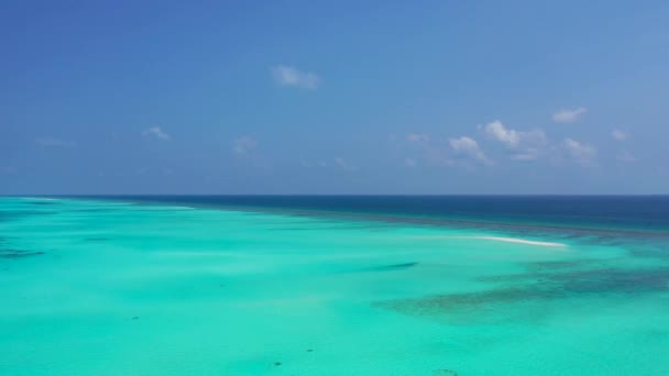 Voler Dans Ciel Dessus Paysage Marin Turquoise Voyage Hawaï États — Video