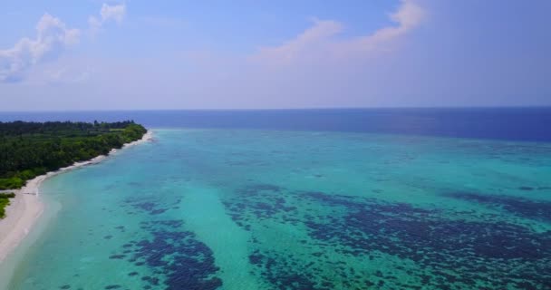 Meraviglioso Paesaggio Marino Colorato Paesaggio Thailandia — Video Stock