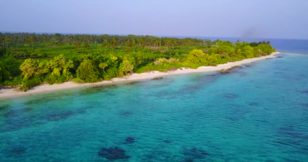 Observando Las Vistas Isla Verde Veraniega Viaje Tropical Bali Indonesia — Vídeos de Stock