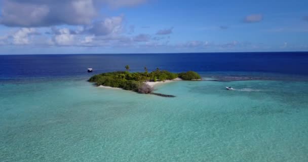 Egzotik Deniz Yolculuğu Endonezya Bali Tropik Bir Manzara — Stok video