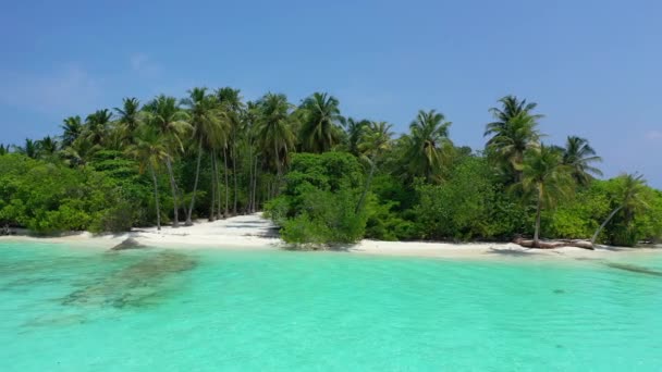 Turkosa Kusten Paradisön Njuter Sommarsemester Bali Indonesien — Stockvideo