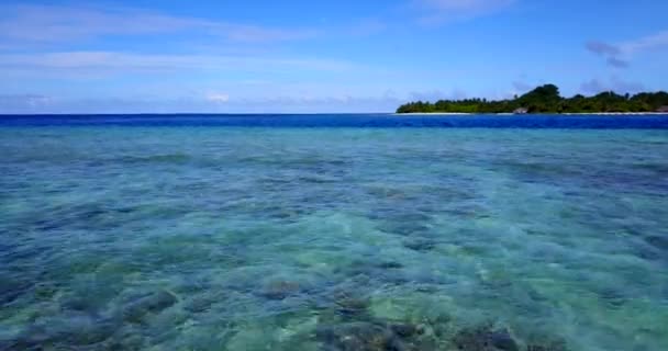 Ruhige Seenlandschaft Tagsüber Sommerentspannung Auf Bali Indonesien — Stockvideo