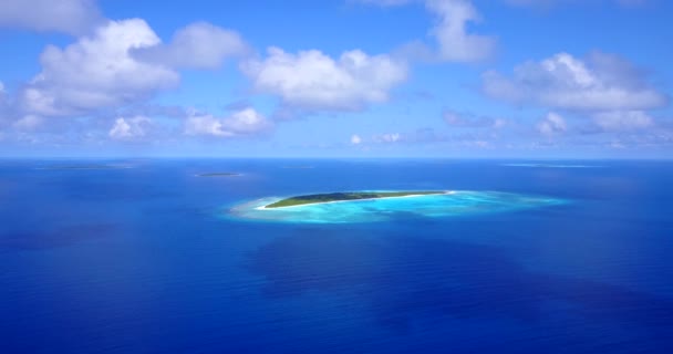 Солнечный Вид Море Тропическая Поездка Барбадос Карибы — стоковое видео