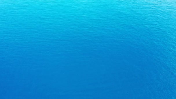 Arial Vie Niesamowicie Czystej Wody Morskiej Bez Końca Letnia Sceneria — Wideo stockowe