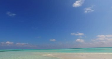 Sakin kıyı şeridi manzarası. Endonezya, Bali 'ye Seyahat.