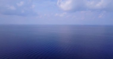 Calm seascape view. Journey to Gili Trawangan, Thailand.