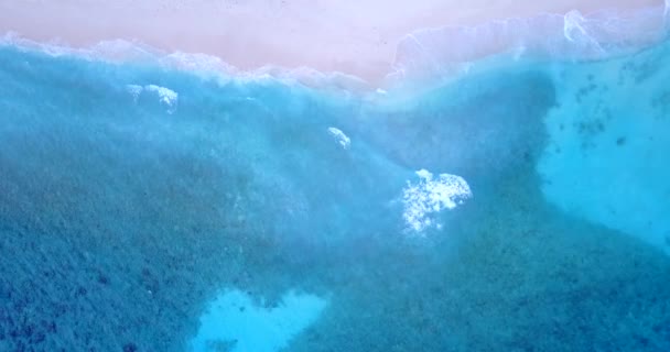 Rippled Permukaan Laut Waktu Dinasti Cerah Alam Bali Indonesia — Stok Video