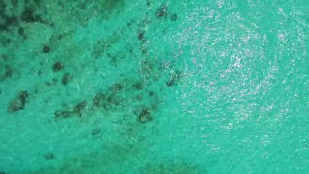 Bright Rippling Sea Surface Sunny Summer Nature Bali — Stock Video
