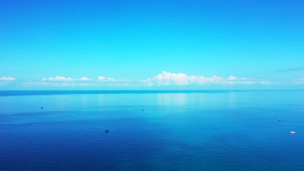 Niebieski Pejzaż Morski Letnie Wibracje Tropikalne Wakacje Bali Indonezja — Wideo stockowe