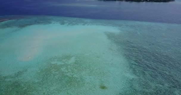 Ondulation Mer Par Haut Voyage Été Indonésie — Video