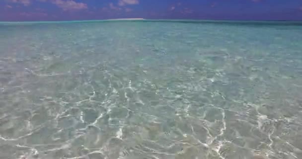 Vista Água Mar Cristal Verão Relaxar Bali — Vídeo de Stock