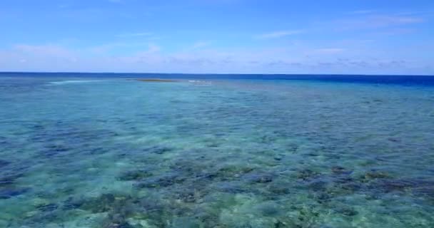 Marinhas Serenas Paraíso Tropical Bora Bora Polinésia Francesa — Vídeo de Stock