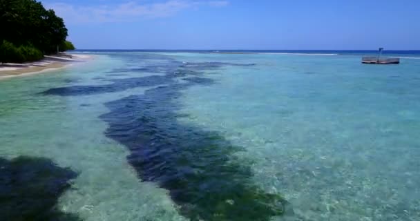 Deniz Manzarasının Tadını Çıkarıyorum Koh Samui Huzurlu Sahne Tayland — Stok video