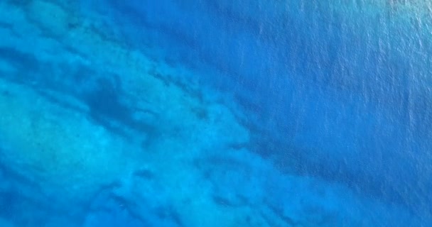 Transparente Blaue Meeresoberfläche Landschaft Von Thailand Asien — Stockvideo