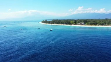 Gündüz vakti deniz manzarası. Hawaii, ABD 'nin egzotik manzarası.