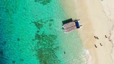 Gündüz vakti dinlenmek için. Dominik Cumhuriyeti, Karayipler 'de yaz tropik sahneleri.  