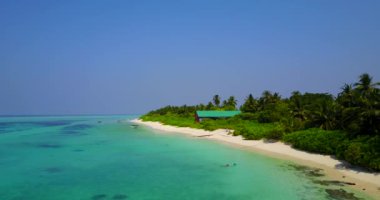 Yaz deniz manzarası. Endonezya, Bali 'de tatil sezonu.