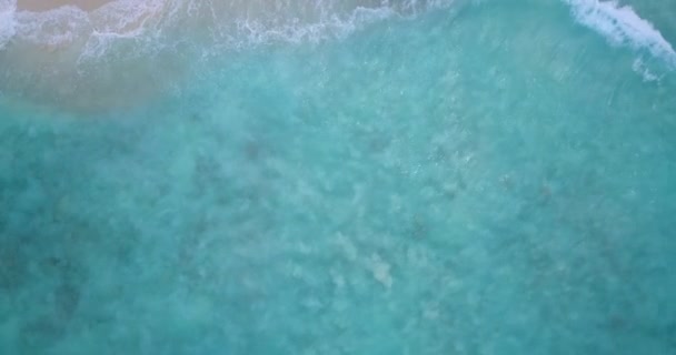 Blick Auf Kleine Wellen Strand Tropische Natur Malaysias Asiens — Stockvideo