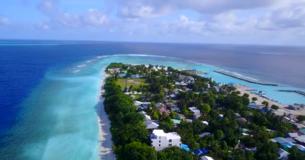 Hotéis Cabanas Ilha Tropical Viagem Exótica Koh Samui Tailândia — Vídeo de Stock