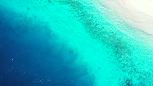 Turkusowy Krajobraz Morski Vibrantr Tropikalny Charakter Bali — Wideo stockowe