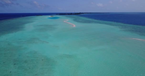 カリブ海の島々への夏の旅行 ドローンから見た風景 — ストック動画