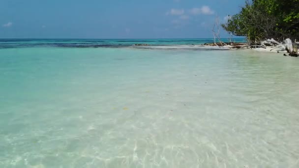 Flachwasser Der Küste Thailand Sommerreise — Stockvideo