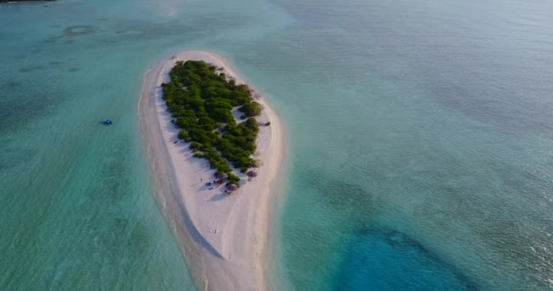 Zomer Exotisch Landschap Bali Indonesië Uitzicht Vanuit Lucht Het Eiland — Stockvideo