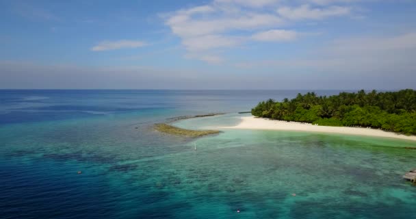 Obszar Przybrzeżny Wyspy Ciągu Dnia Podróż Tajlandii — Wideo stockowe