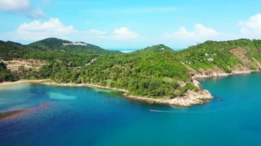 Doğal deniz geçmişi. Bora Bora 'daki tropik cennet, Fransız Polinezyası.