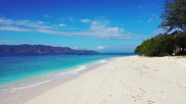 Küstenblick Die Idylle Indonesiens — Stockvideo