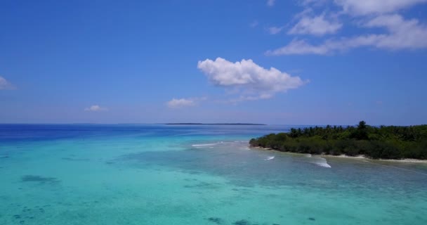 Piękna Wyspa Guyam Beach Raj Pobliżu Siargao Filipiny — Wideo stockowe