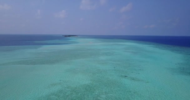 Kalme Zee Landschap Reis Naar Barbados Caribisch Gebied — Stockvideo