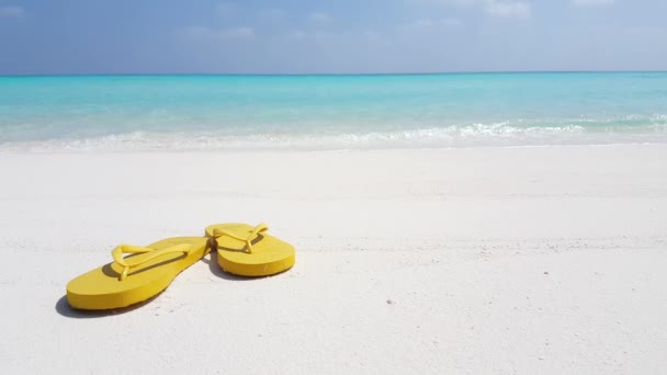 Junto Playa Durante Día Naturaleza Idílica Indonesia — Vídeos de Stock