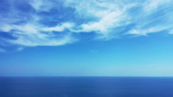 Niebieski Krajobraz Morski Przestrzenią Kopiowania Egzotyczna Letnia Wycieczka Bali Indonezja — Wideo stockowe