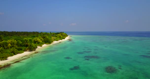 Літній Тропічний Острів Вид Висоти Польоту Екзотичні Краєвиди Балі Індонезія — стокове відео