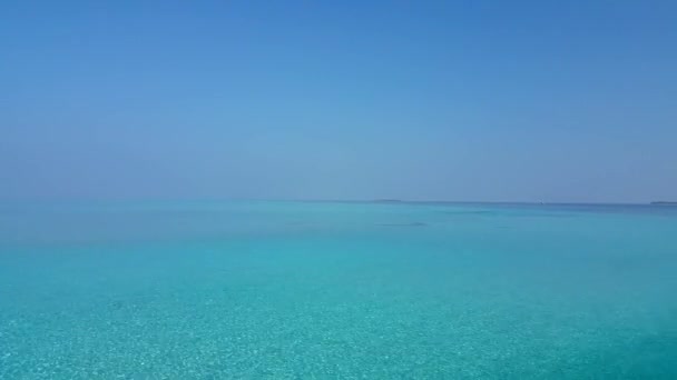 Peleryna Morska Niekończącym Się Tłem Morskim Egzotyczne Wakacje Malediwach Azja — Wideo stockowe