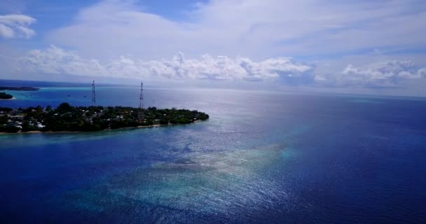 Exotisk Natur Bora Bora Franska Polynesien — Stockvideo