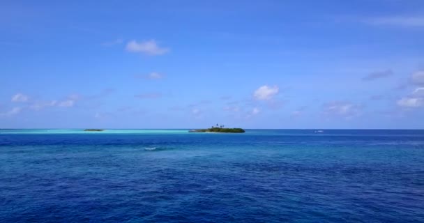 Magnetische Zee Scene Overdag Landschappelijk Zeezicht Bali — Stockvideo