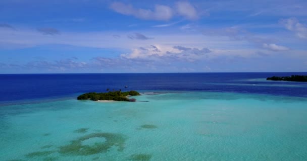 Dzienny Widok Morze Letni Relaks Malediwach Azja Południowa — Wideo stockowe