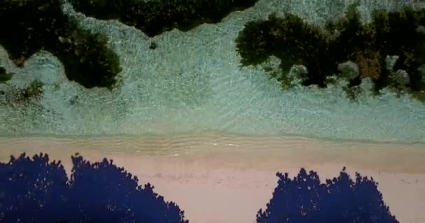 Mirando Isla Desde Punto Vista Los Drones Disfrutando Vacaciones Tropicales — Vídeo de stock