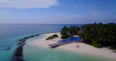 Gündüzleri canlı deniz manzarası. Bali, Endonezya 'da egzotik tatil.