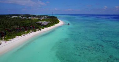 Mavi sahil doğal arka plan. Endonezya 'nın Bali Doğası.