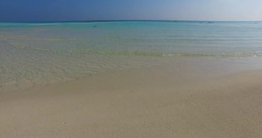 Boş sabah kıyıları. Endonezya Bali 'nin Idyllic doğası.