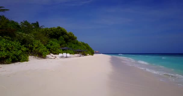 Insula Coastă Timpul Verii Vreme Caldă Natură Însorită Din Barbados — Videoclip de stoc