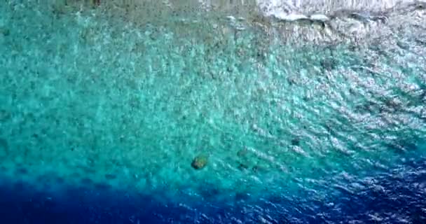 Яскравий Вид Море Ідилічна Природа Індонезії — стокове відео