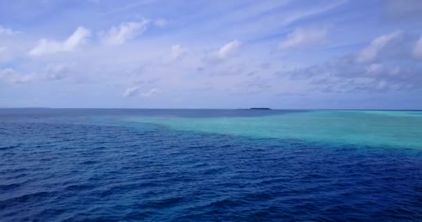 Seelandschaft Blauen Farben Sommerurlaub Nach Bali Indonesien — Stockvideo
