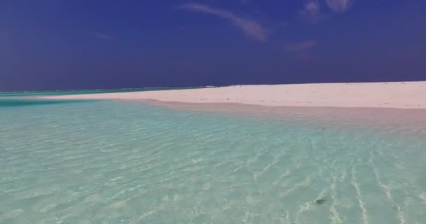 Agua Mar Cristalina Con Pequeñas Ondas Relajación Verano Bora Bora — Vídeos de Stock