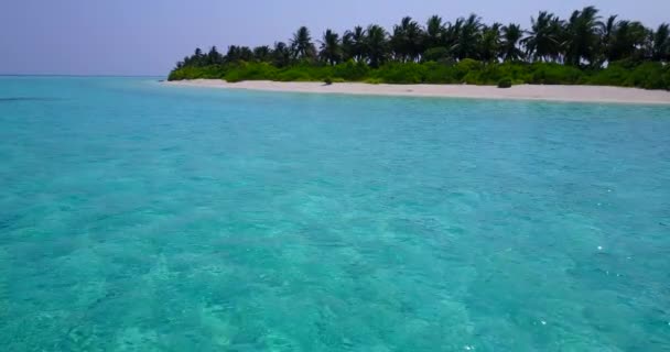 Capa Mar Vista Drone Cena Tropical Bali Indonésia — Vídeo de Stock