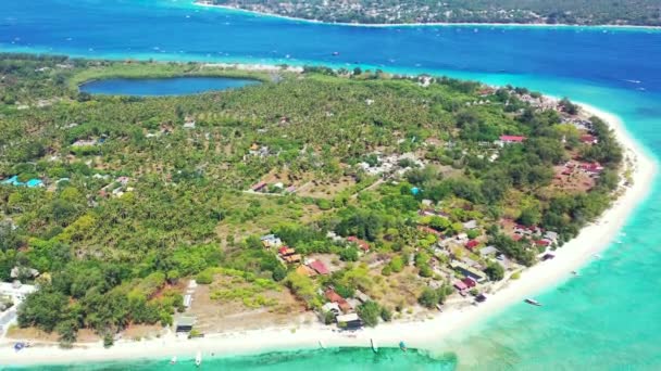 Balneários Verão Tropical Água Oceano Resort Viagem Exótica Ilhas Bermudas — Vídeo de Stock