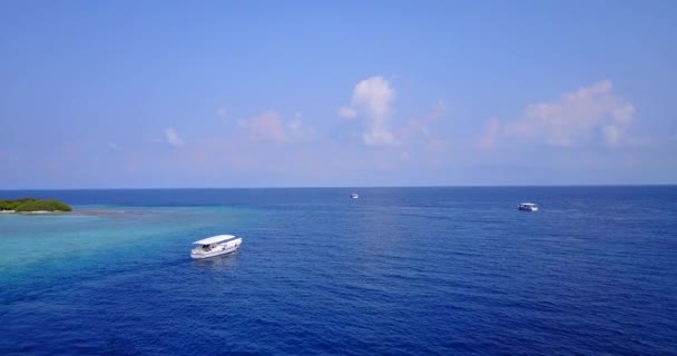 夏の間の海の風景 バリ島のエキゾチックな景色 インドネシア — ストック動画